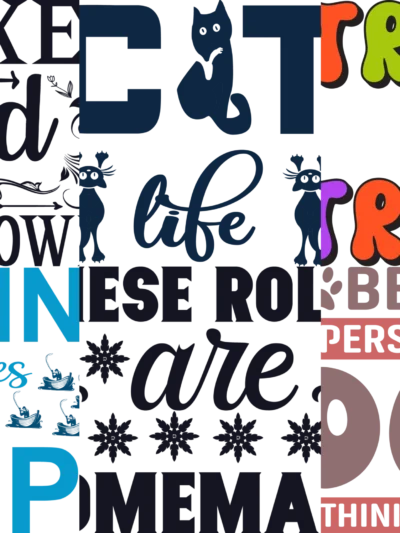 T-shirt Designs حزمة تصاميم تيشرتات 160 تصميم