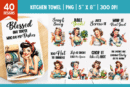 Funny House Wife Kitchen Towel Bundle
