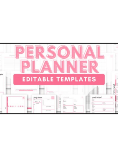 Personal Planner Canva Templates