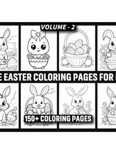 150+ Cute Easter Coloring Pages for Kids