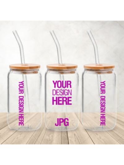 Libbey Glass Can Tumbler Mockup
