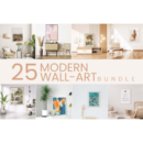 25 Modern Interior Frame Mockups Bundle