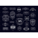 Set of Whiskey Vintage Label