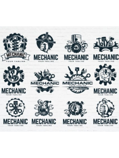Mechanic Repair Tools Logo Bundle