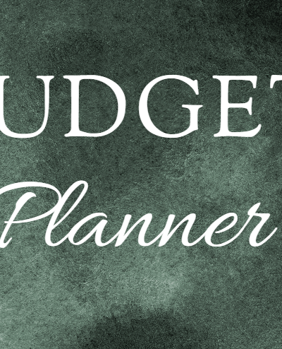 Editable Digital Budget Planner Template