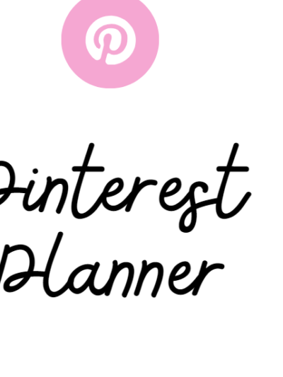- PINTEREST - Social Media Planner