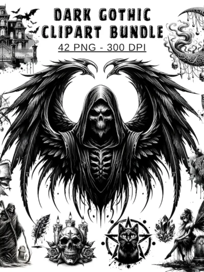 Gothic Clipart PNG 15 design