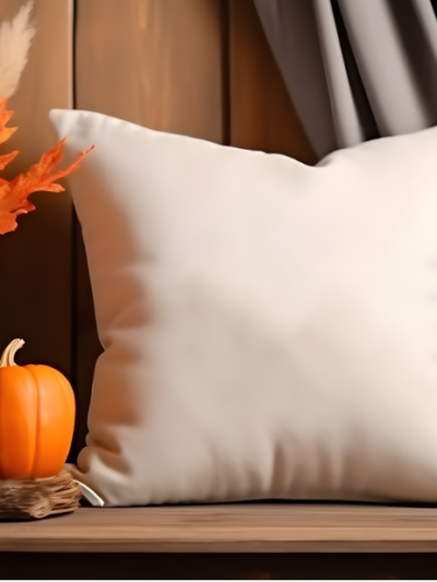 Fall Autumn Pillow Mockup Bundle