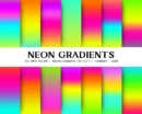 Neon Colors Ombre Background