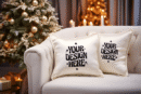 Christmas Pillow Mockup