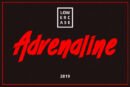 Adrenaline Font