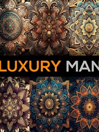 Premium Luxury Mandala Background Bundle