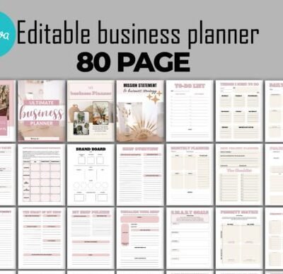 Business Planner Canva Template