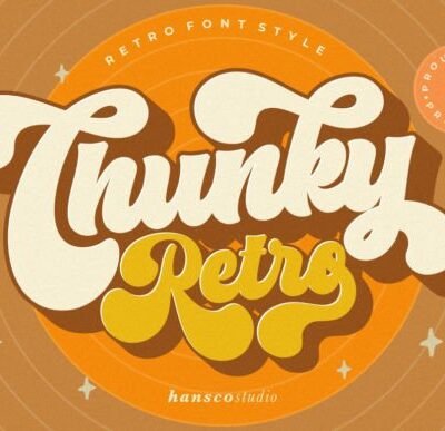 Chunky Retro Font