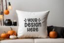 Halloween Pillow Mockup Bundle