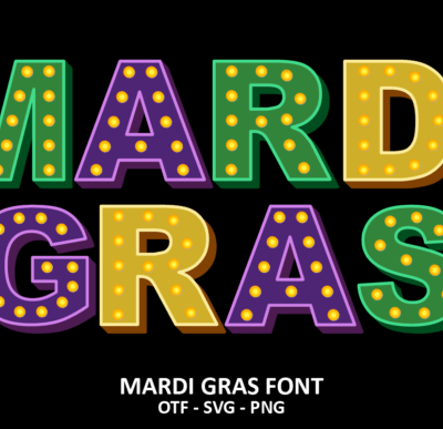 Mardi Gras Font