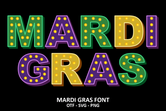 Mardi Gras Font
