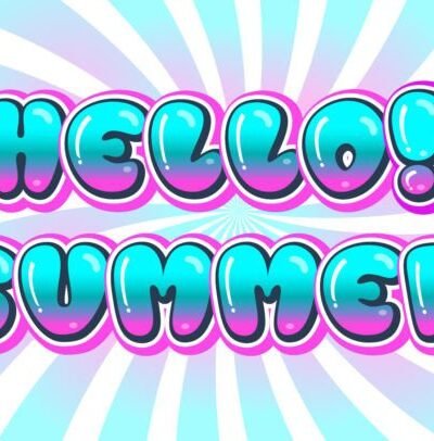 Bubble Pink Blue Font