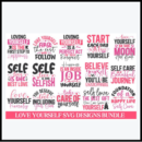 عدد 250 تصميم بريميوم لعيد الحبSVG مجموعة تصميمات تيشيرت