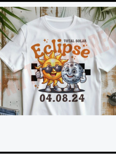 تيشيرت كسوف الشمس الكلي - 8 أبريل 2024 ☀️????