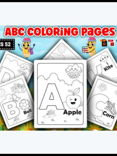 ABC Alphabet Coloring Pages for Kids