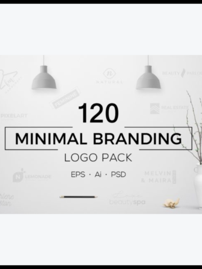 120 Minimal Branding Logo Pack