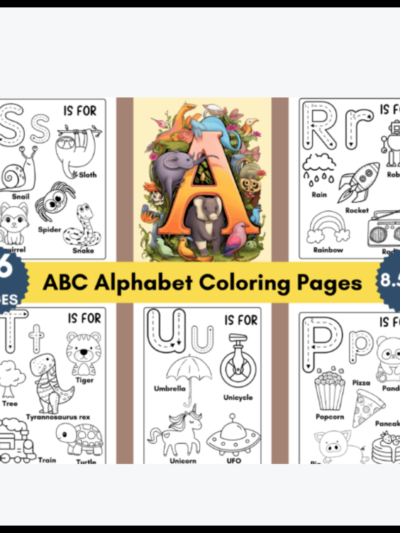 ABC Alphabet Coloring Pages for Kids