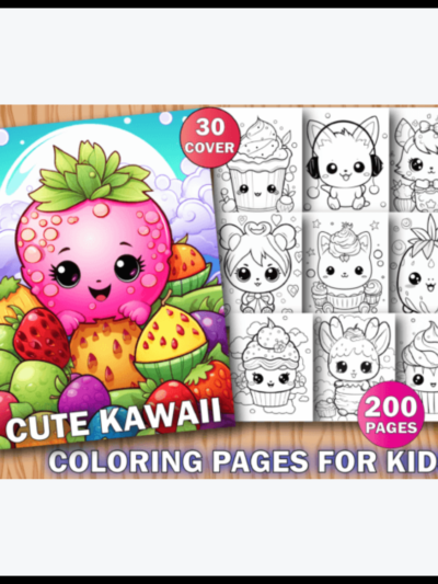 200 Cute Kawaii Coloring Pages for Kids