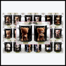 3D Animals Mug Wrap Bundle for Both Sides