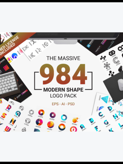 984 Modern Logo Shapes