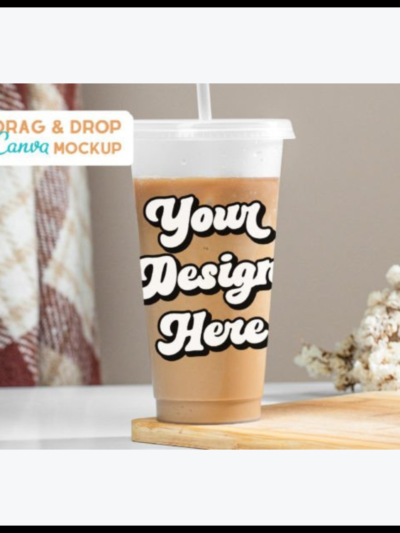 Iced Coffee Venti Cup Mockup