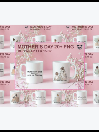 Mug Wrap Bundle Celebrating Mother's Day