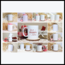 Bundle of 3D Mug Wraps featuring an Under the Sea theme