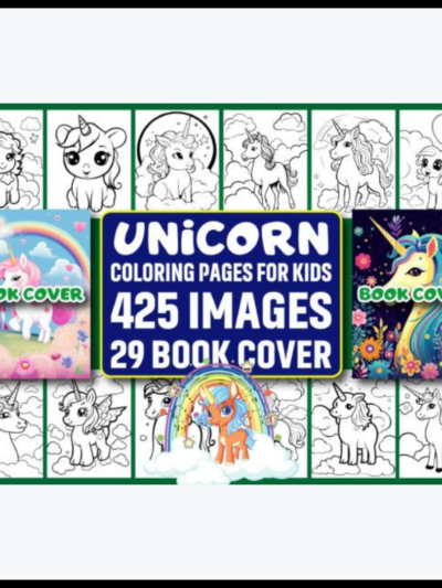425 Unicorn Coloring Pages for Kids