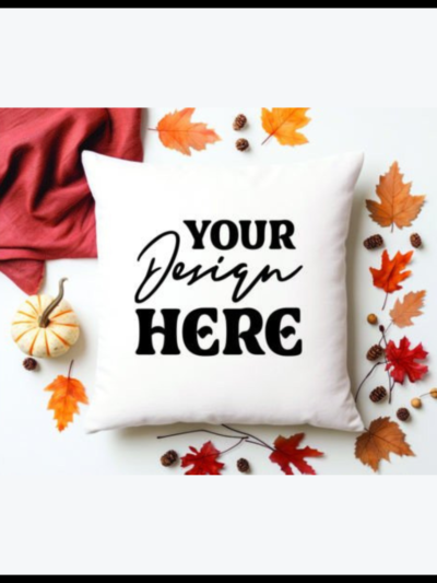 Fall Pillow White Mockups