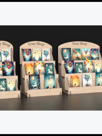 Laser Cut Gift Card Display Stand Svg