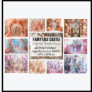 Dreamy Fairytale مجموعة من الخلفيات الرقمية لقلعة