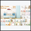 24 Frame Mockup Bundle Kids