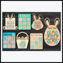 Easter Tic-Tac-Toe Game Laser Cut