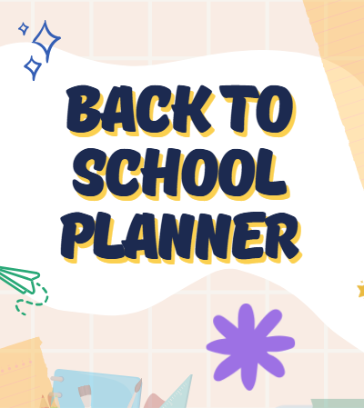 Back To School Planner