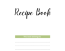 Canva Recipe Journal