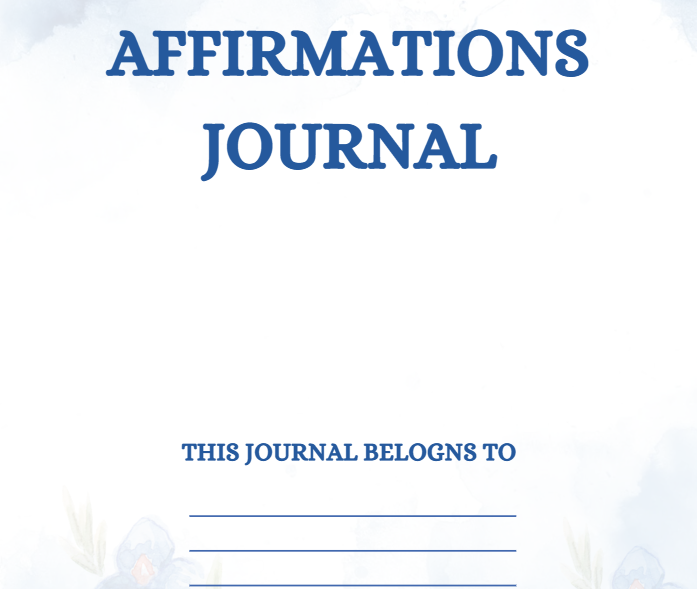 Daily Affirmations Journal