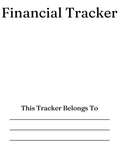 Financial Tracker