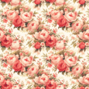 floral peach boho pastel 1