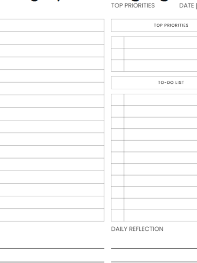 Productivity Planner