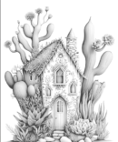 210 Cactus Fairy Houses