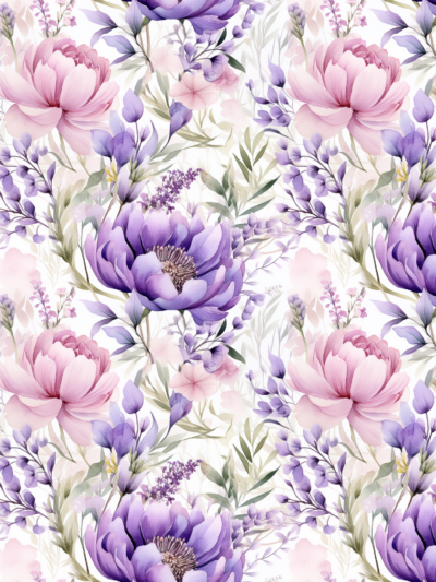 lavender pink purple floral