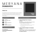 Professional CV Resume Template Vol.15