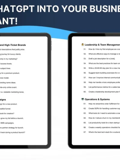 Business Prompts (600+)