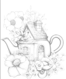 325 Teapot Fairy Houses